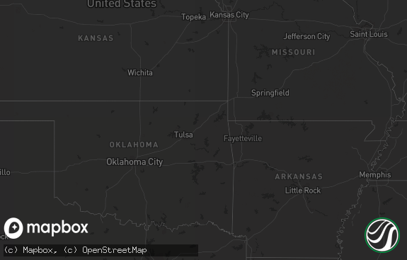 Hail map preview on 08-29-2013