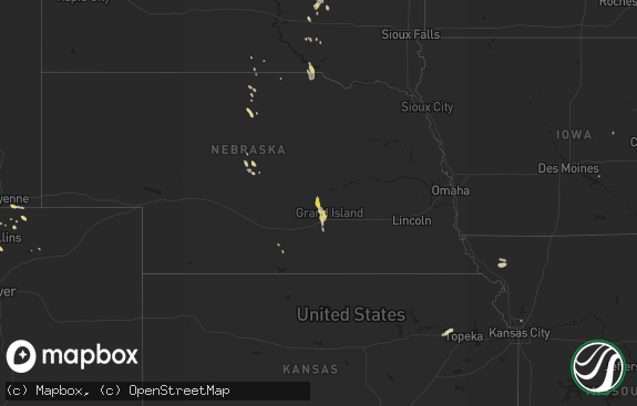 Hail map preview on 08-29-2014