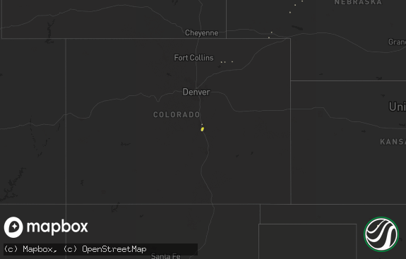 Hail map preview on 08-29-2016