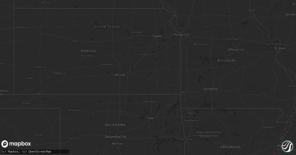 Hail map in Georgia on August 29, 2023
