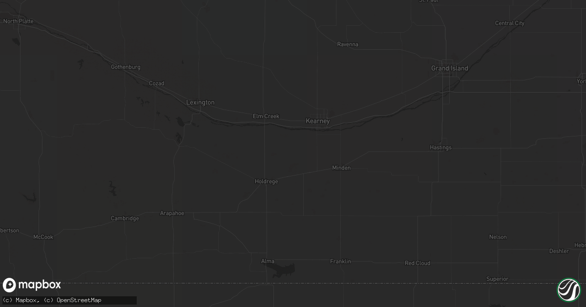 Hail map in Howe, ID on August 29, 2023