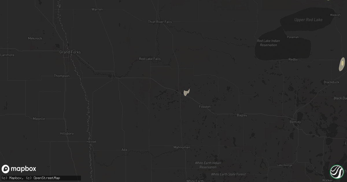 Hail map in Erskine, MN on August 29, 2024