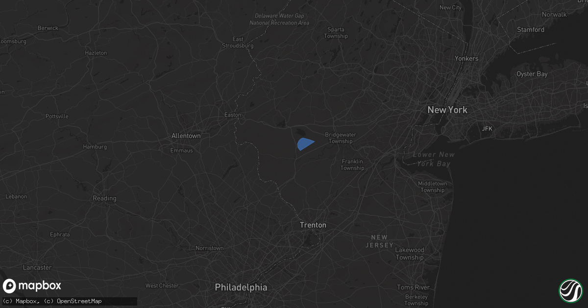 Hail map in Flemington, NJ on August 29, 2024