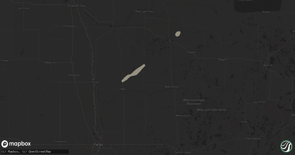 Hail map in Gary, MN on August 29, 2024