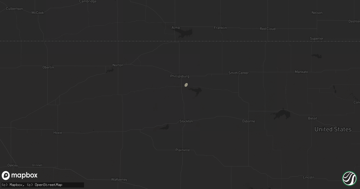Hail map in Glade, KS on August 29, 2024