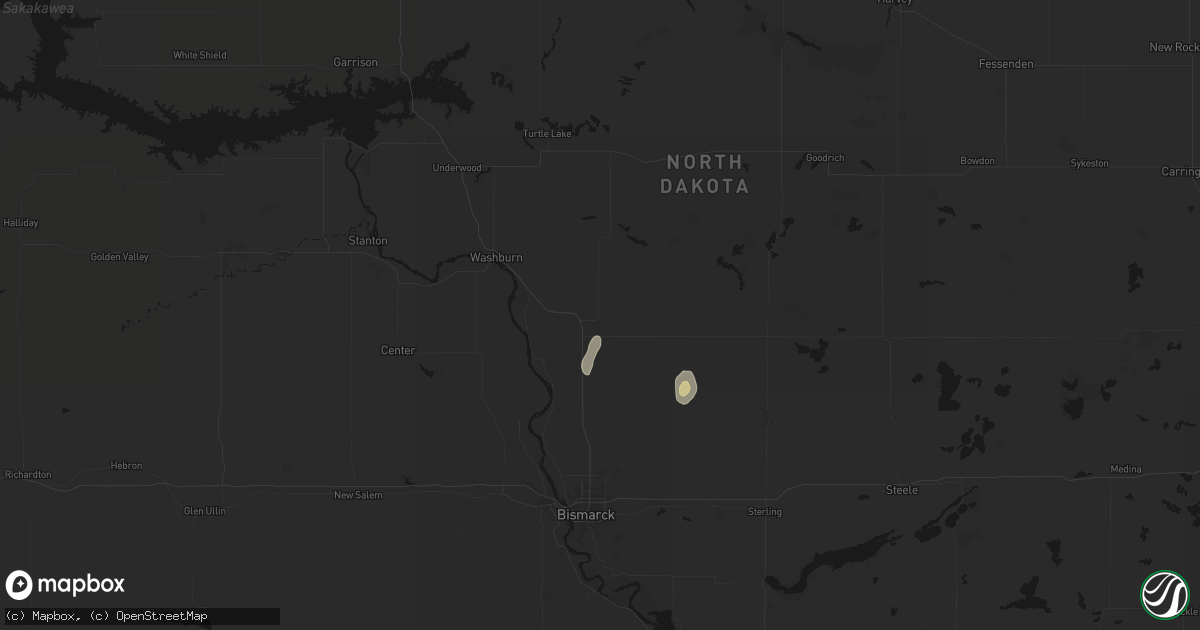 Hail map in Wilton, ND on August 29, 2026