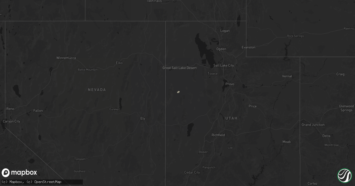 Hail map on August 29, 2026