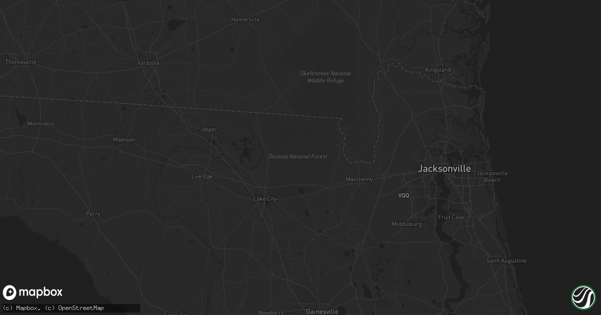 Hail map in Bluffton, SC on August 30, 2011