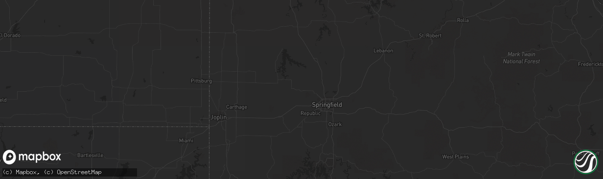 Hail map in Camp Crook, SD on August 30, 2014