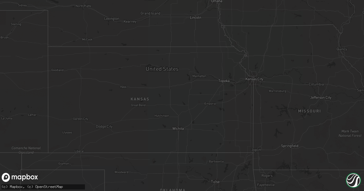 Hail map in Montana on August 30, 2015