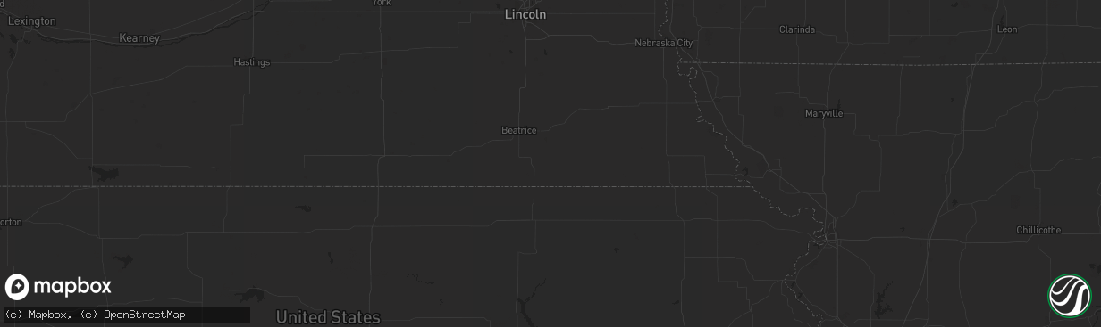 Hail map in Winslow, AZ on August 30, 2015