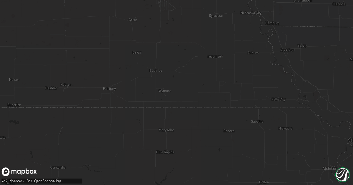 Hail map in Winslow, AZ on August 30, 2015