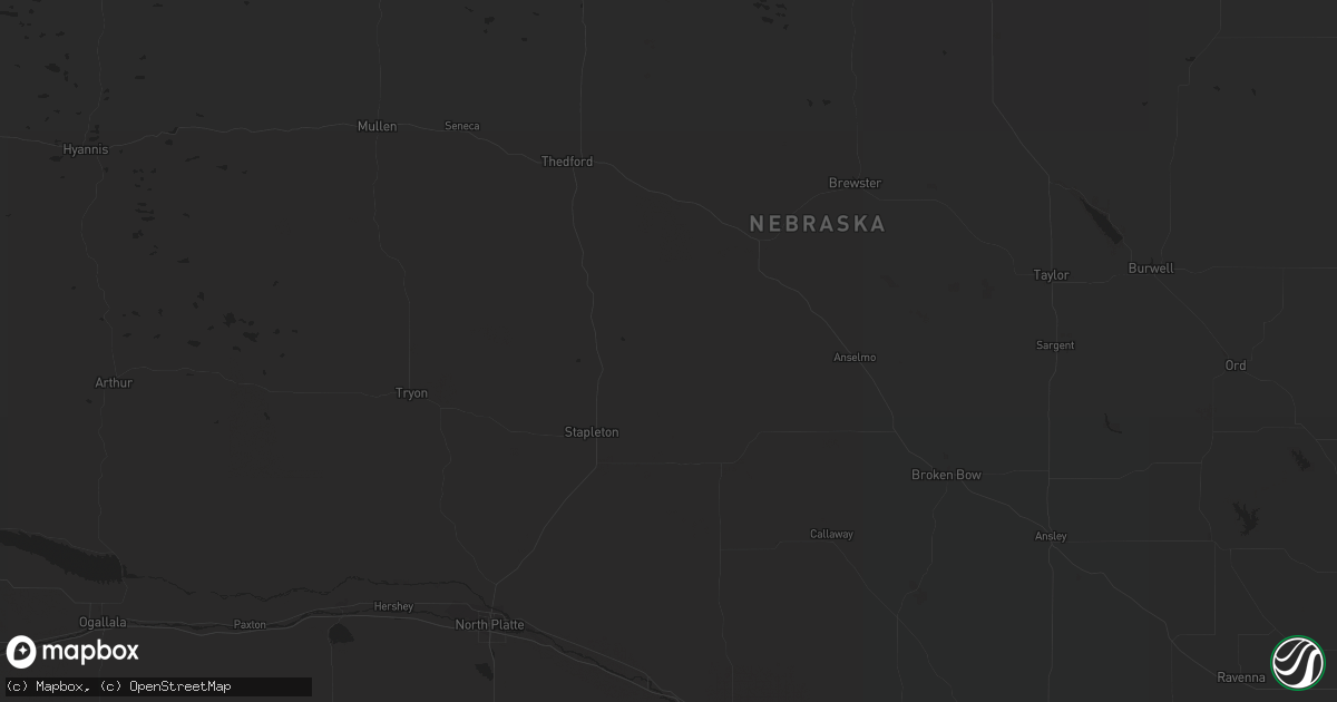 Hail map in Kintyre, ND on August 30, 2016