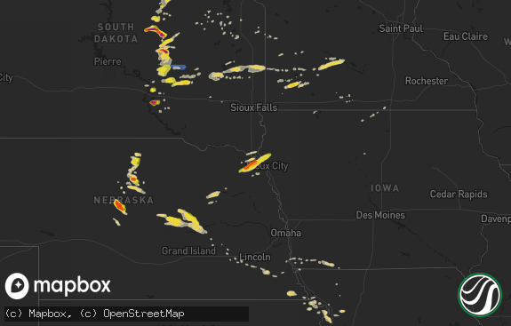 Hail map preview on 08-30-2020