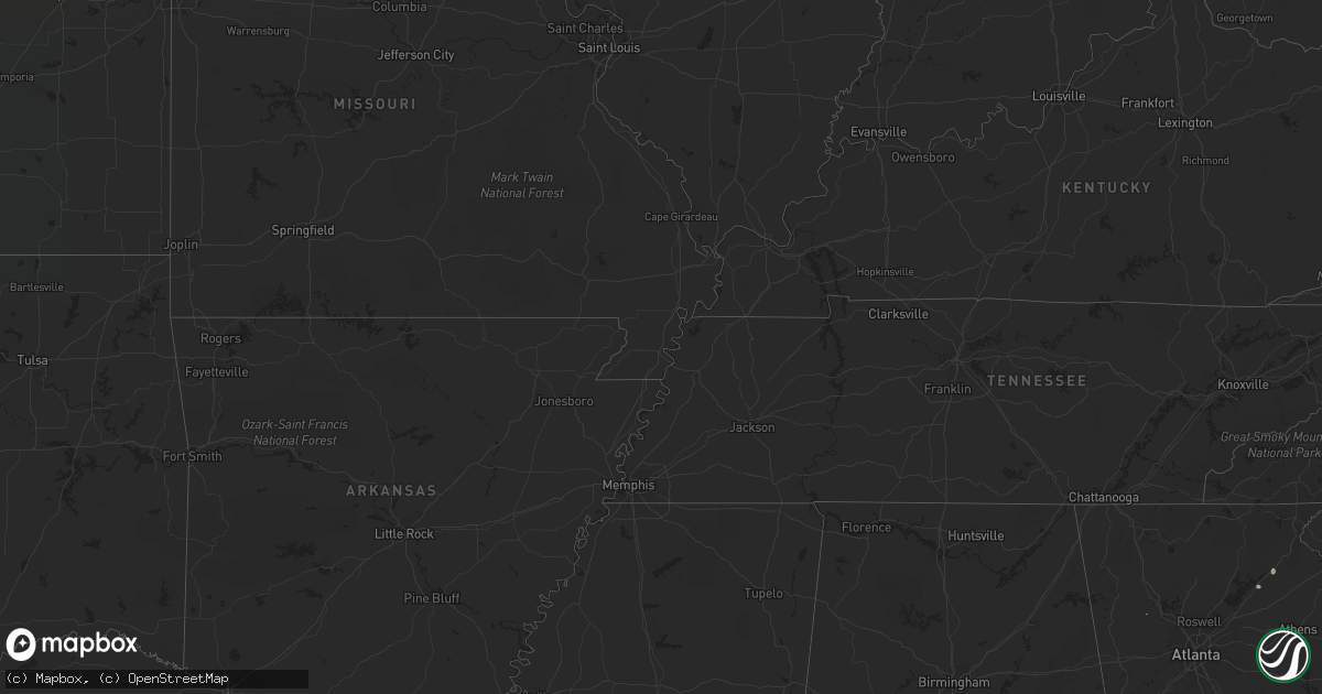 Hail map on August 30, 2022