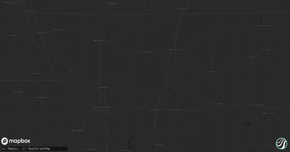 Hail map in Southport, NC on August 30, 2023