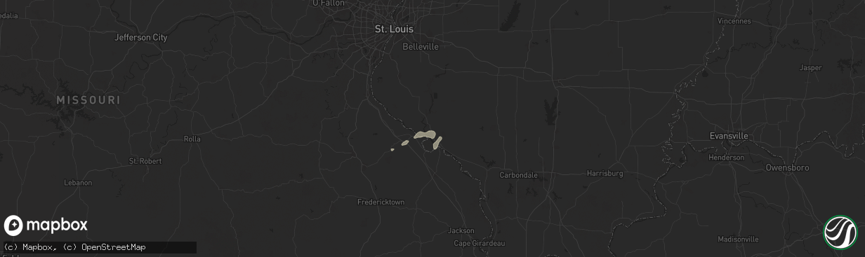 Hail map in Ellis Grove, IL on August 30, 2024