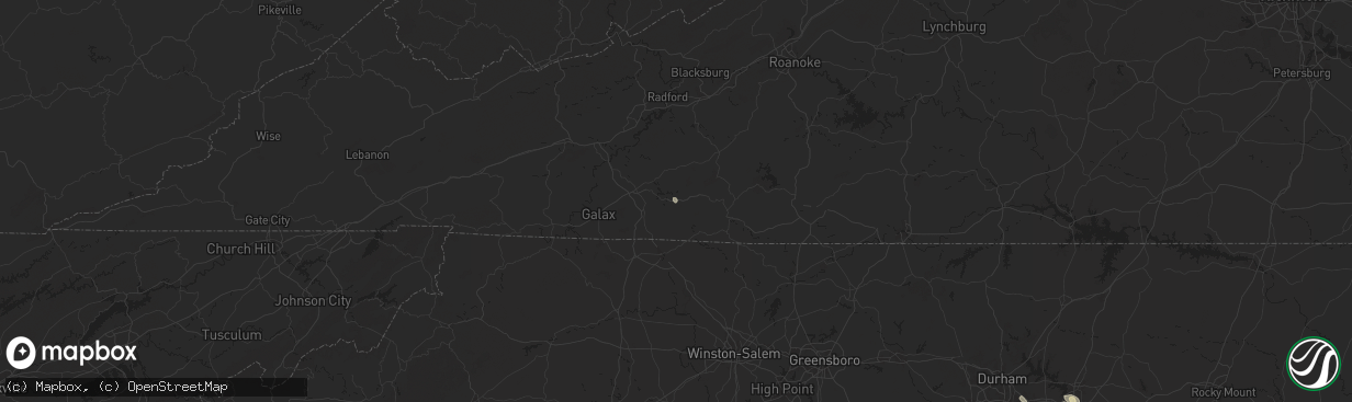 Hail map in Laurel Fork, VA on August 30, 2024