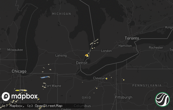 Hail map preview on 08-30-2024