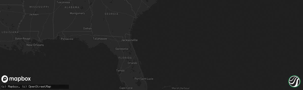 Hail map on August 30, 2025