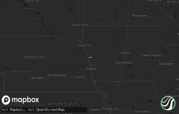 Hail map preview on 08-30-2026