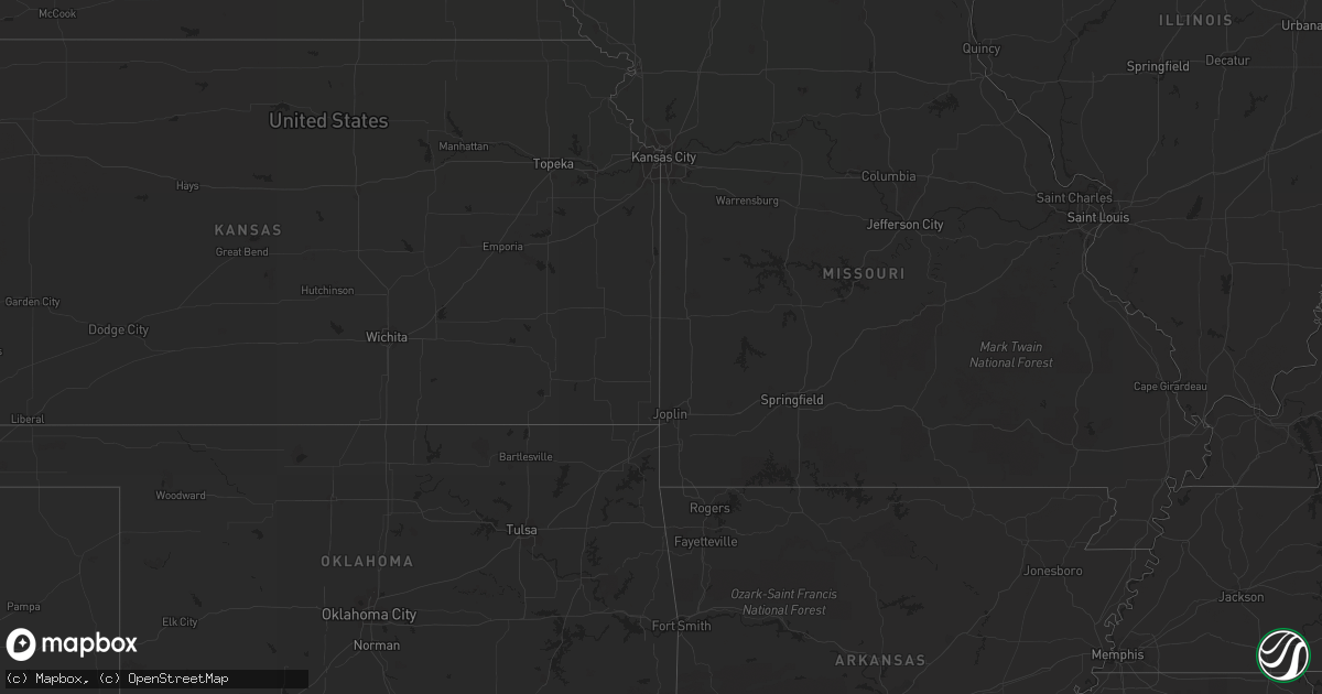 Hail map in Louisiana on August 31, 2012