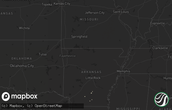 Hail map preview on 08-31-2012