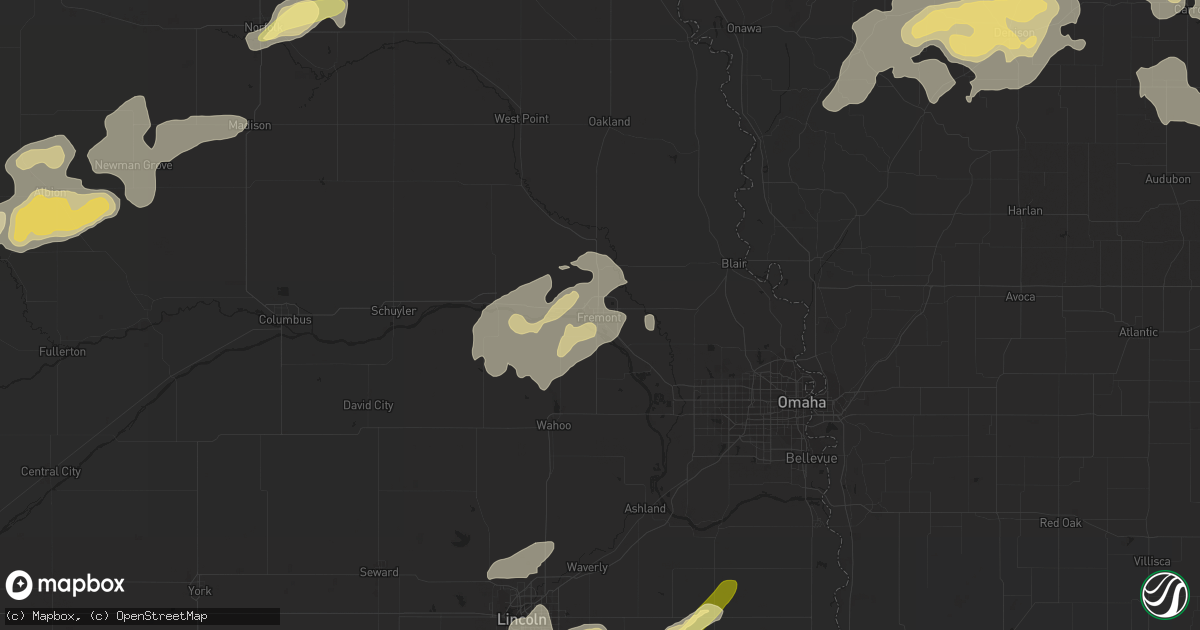 Hail map in Fremont, NE on August 31, 2014