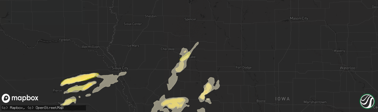 Hail map in Storm Lake, IA on August 31, 2014