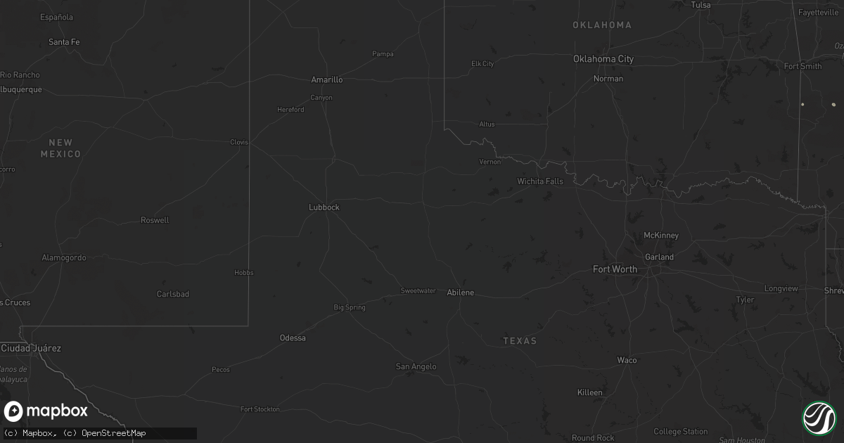Hail map in Arizona on August 31, 2015