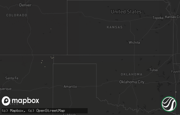 Hail map preview on 08-31-2015