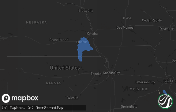 Hail map preview on 08-31-2021