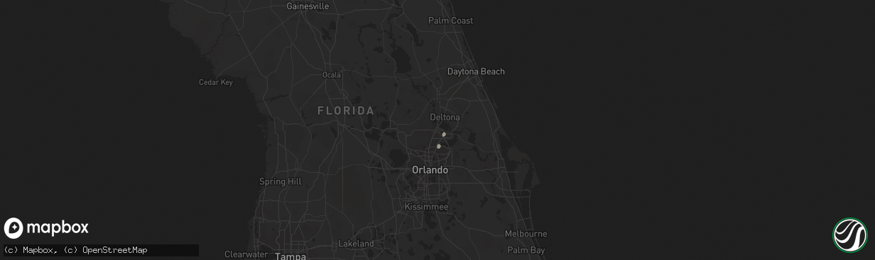 Hail map in Sanford, FL on August 31, 2022