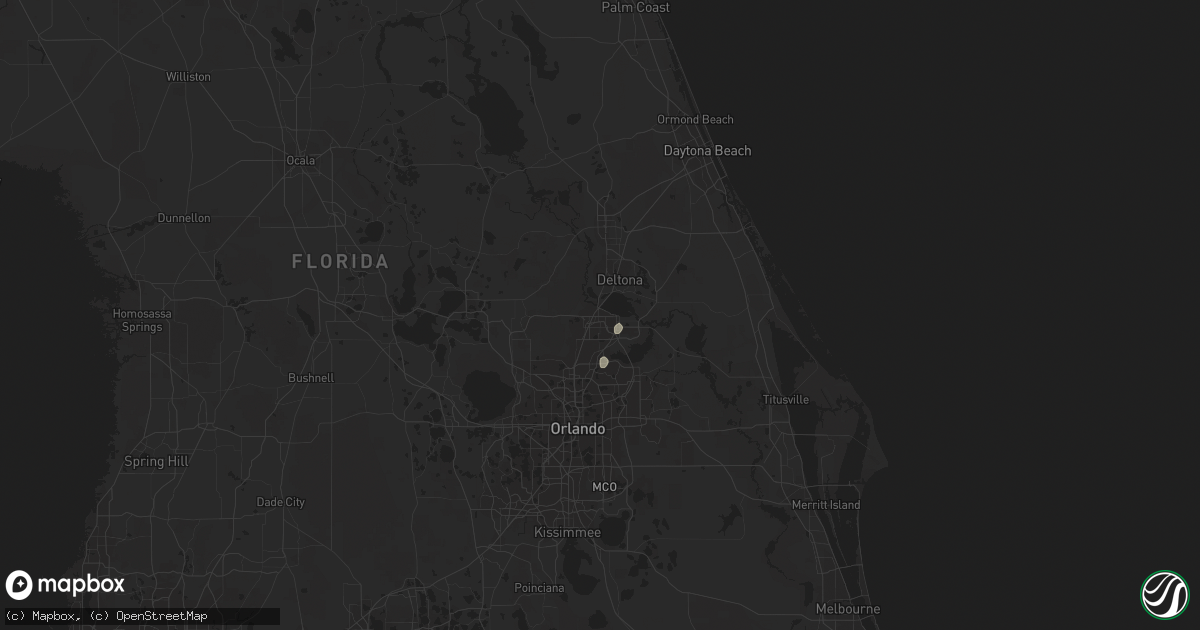 Hail map in Sanford, FL on August 31, 2022