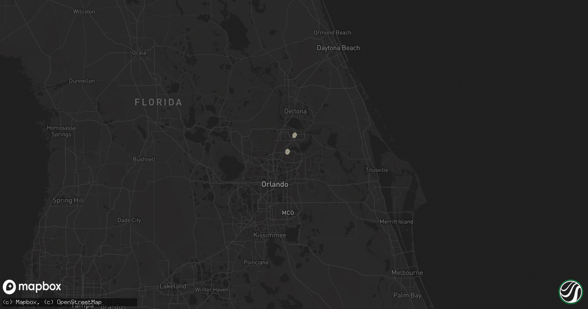Hail map in Winter Springs, FL on August 31, 2022