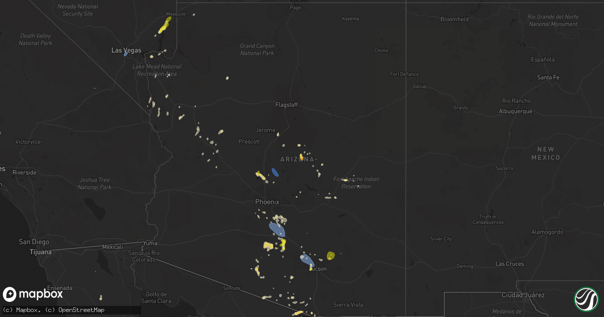 Hail map on August 31, 2023