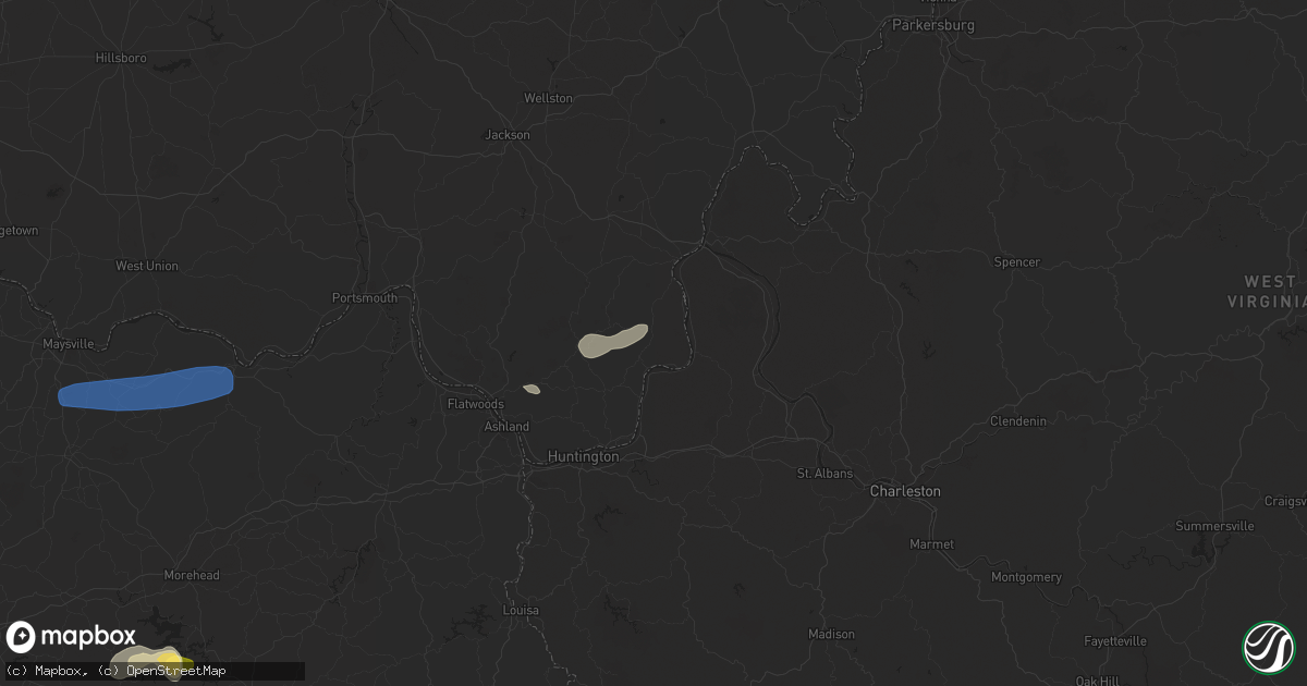 Hail map in Crown City, OH on August 31, 2024
