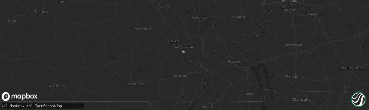 Hail map in Scott City, MO on August 31, 2024