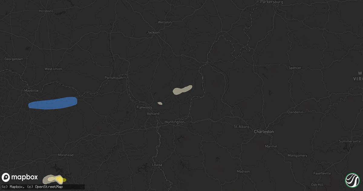 Hail map in Scottown, OH on August 31, 2024
