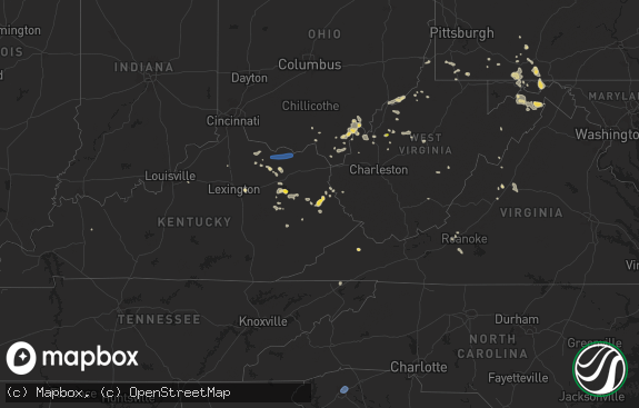 Hail map preview on 08-31-2024