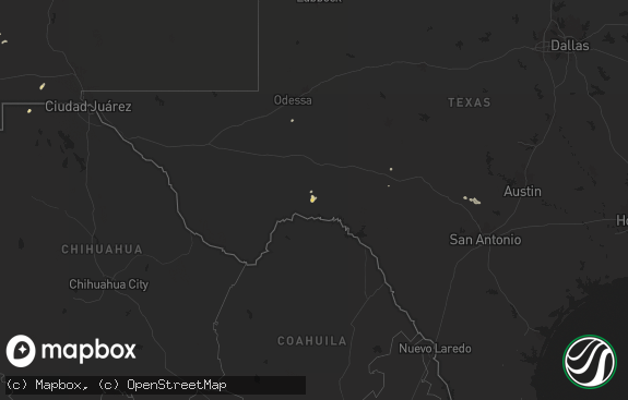 Hail map preview on 08-31-2025