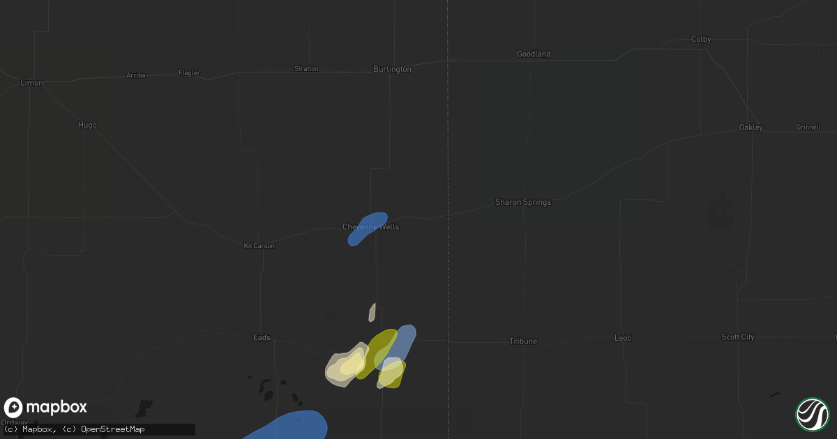 Hail map in Arapahoe, CO on August 31, 2026