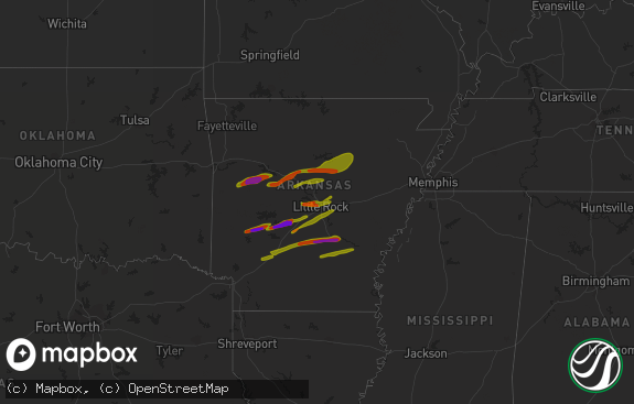 Hail map preview on 09-01-2009