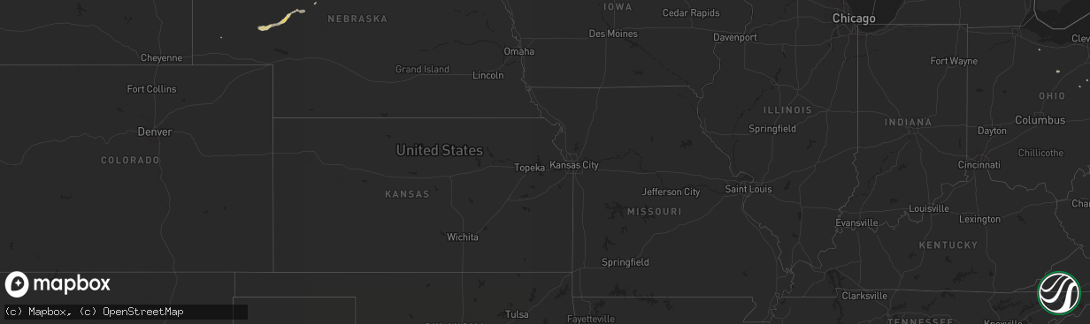 Hail map in Minnesota on September 1, 2011