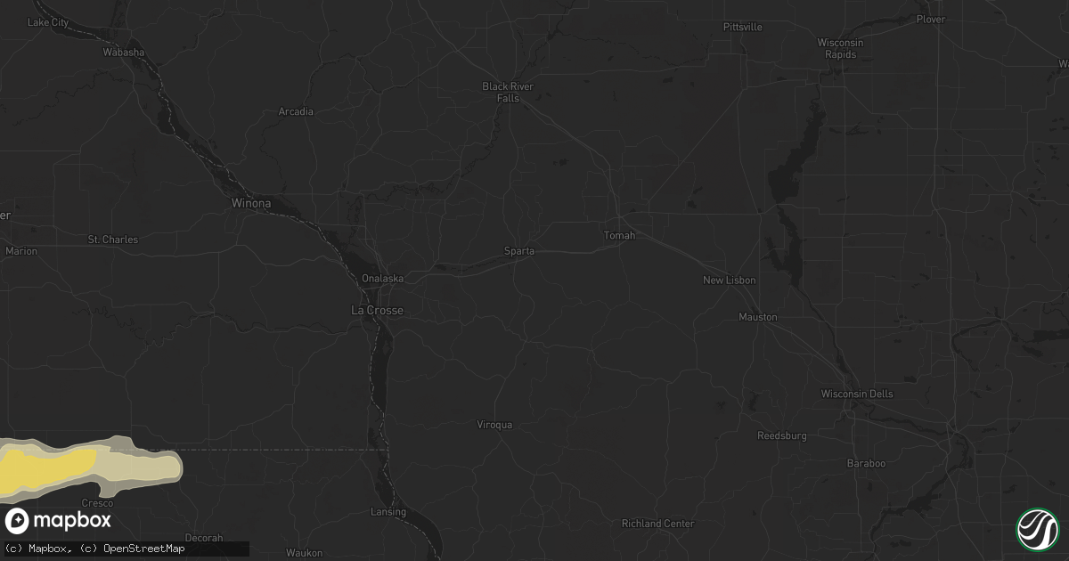 Hail map in Stanton, MI on September 1, 2011