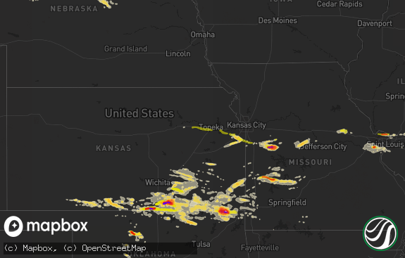 Hail map preview on 09-01-2014