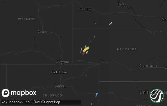 Hail map preview on 09-01-2021