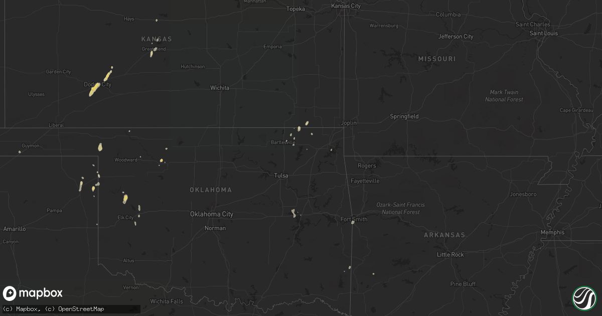 Hail map on September 1, 2022