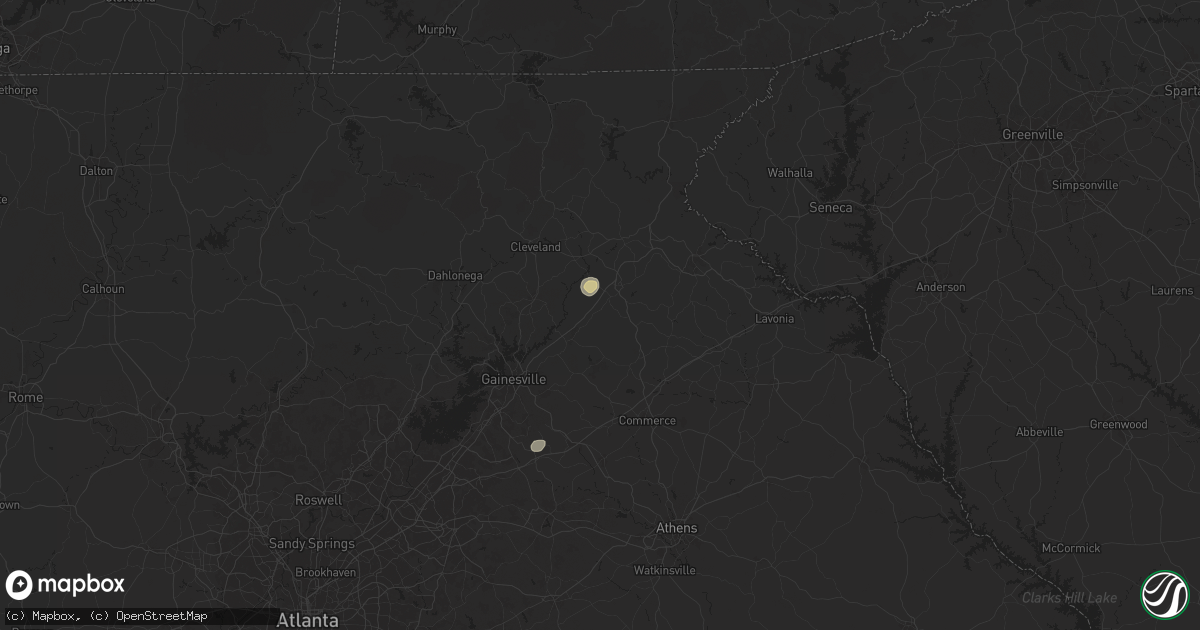 Hail map in Alto, GA on September 1, 2024