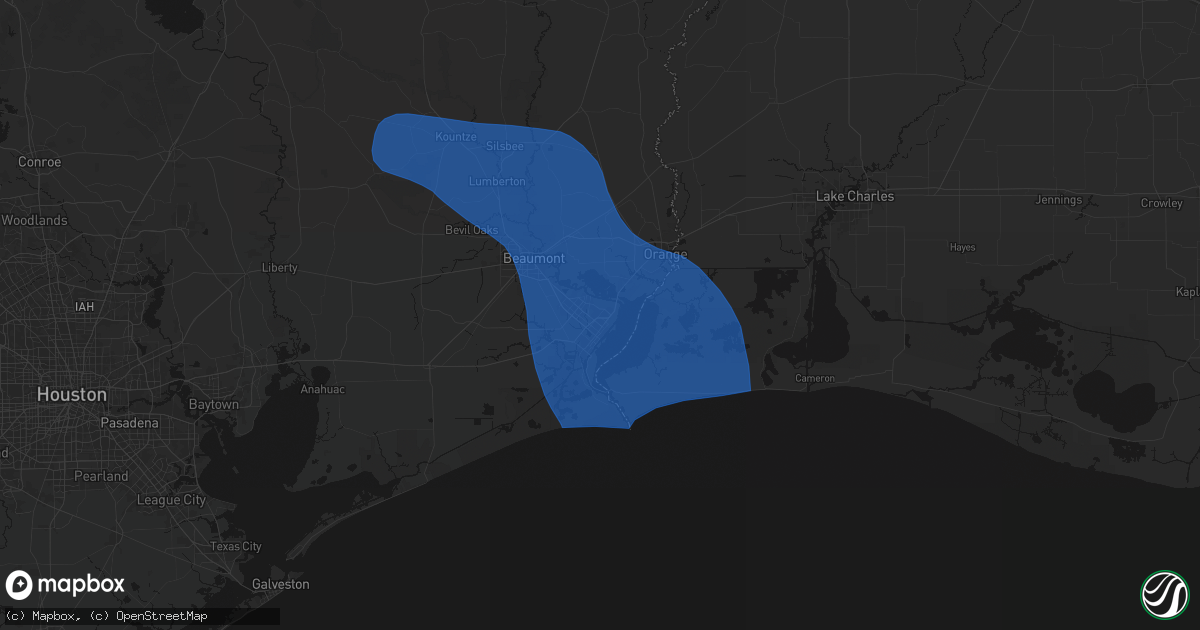Hail map in Groves, TX on September 1, 2026